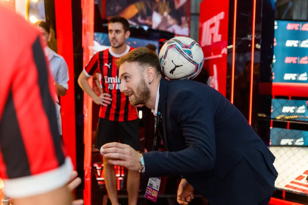 animación de fútbol para ferias y congresos