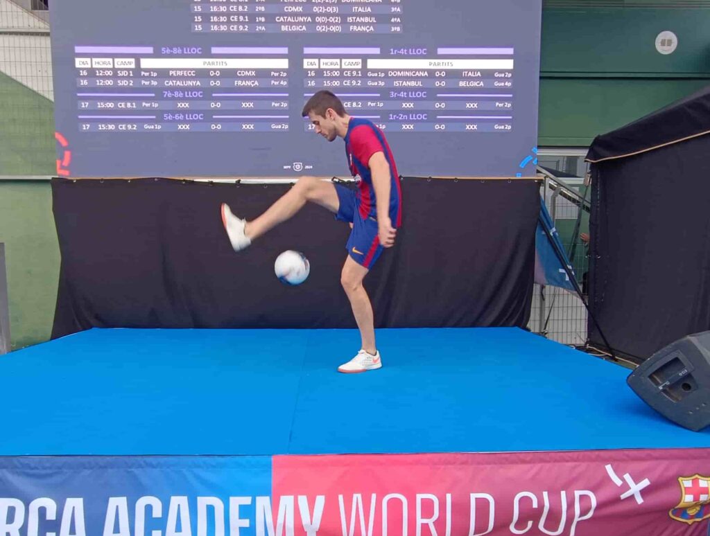 Contratar freestyle fútbol profesional para eventos corporativos